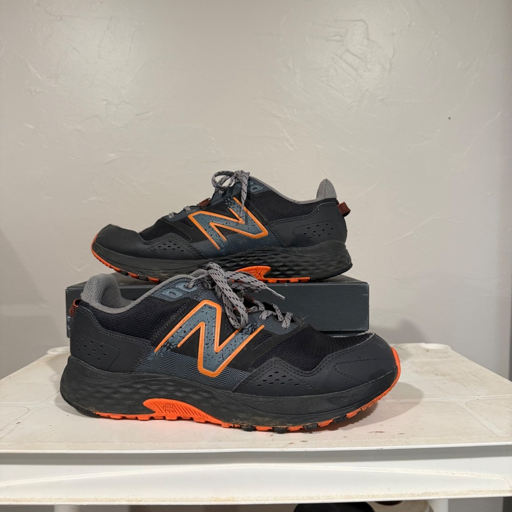 New Balance T410 Trail Running Shoes Womens 12.5 Black Orange Good MT410LO8‎
